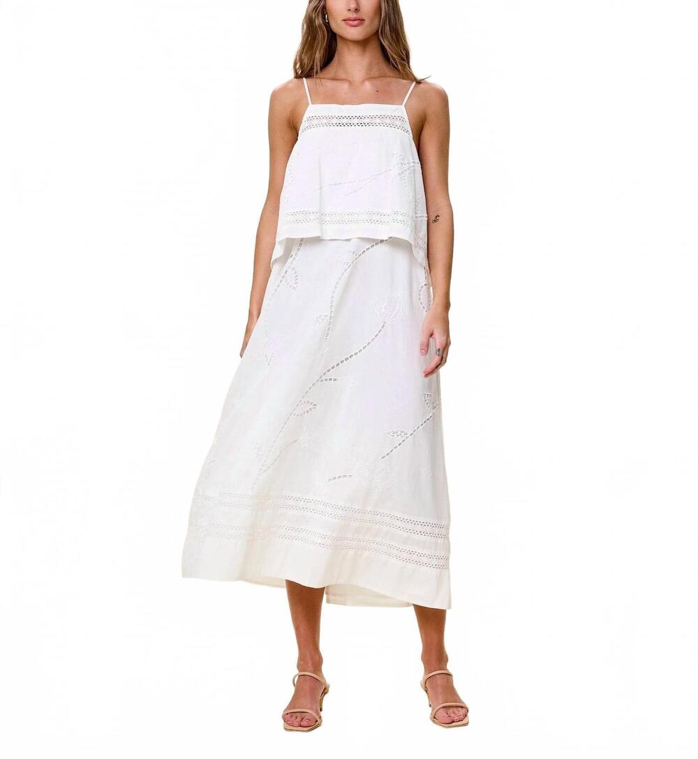 NEW CLEOBELLA winslow midi dress in ivory